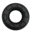 CASINO CHIP - BLACK SILICONE COCKRING